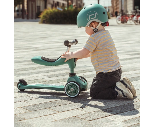 Самокат Scoot and Ride серії Highwaykick-1, сіро-зелений, 1-5 років