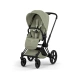 Прогулянкова коляска Cybex PRIAM Style Collection 5.0 - sage green (шасі Matt Black)