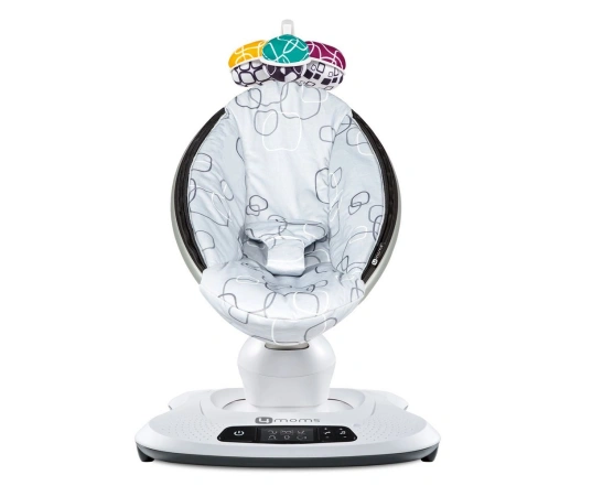 Шезлонг качалка 4Moms MAMAROO - plush silver