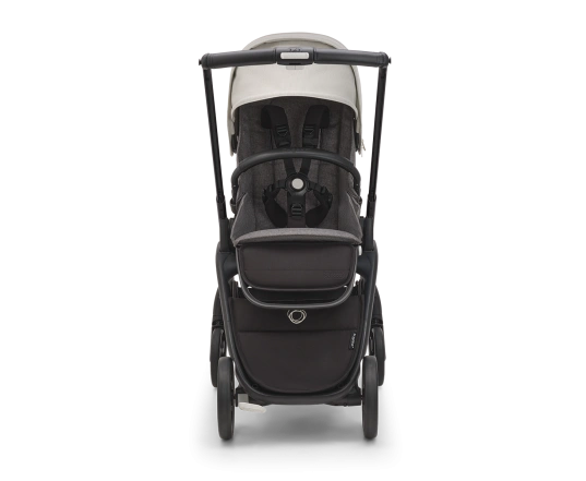 Прогулочная коляска Bugaboo DRAGONFLY - black/grey melange misty white