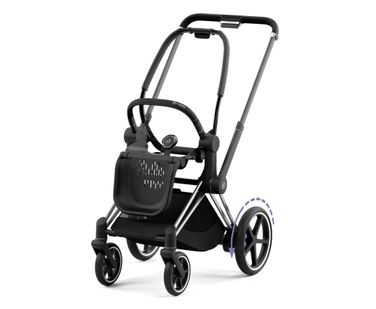 Шасі ePriam & каркас прогулянкового блоку Cybex - Chrome Black