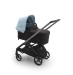 Универсальная коляска 2в1 Bugaboo DRAGONFLY - black/grey melange skyline blue