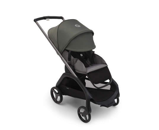 Универсальная коляска 2в1 Bugaboo DRAGONFLY - grafite/grey melange forest green