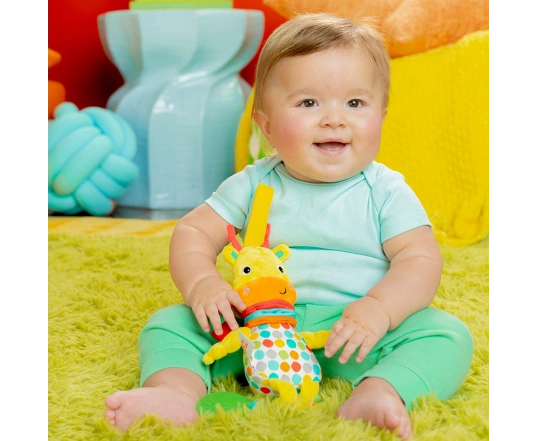Іграшка м'яка музична  Bright Starts Pull, Play & Boogie Жирафа