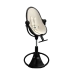 Стульчик для кормления Bloom Fresco Black в комплекте с вкладышами из экокожи - Coconut white