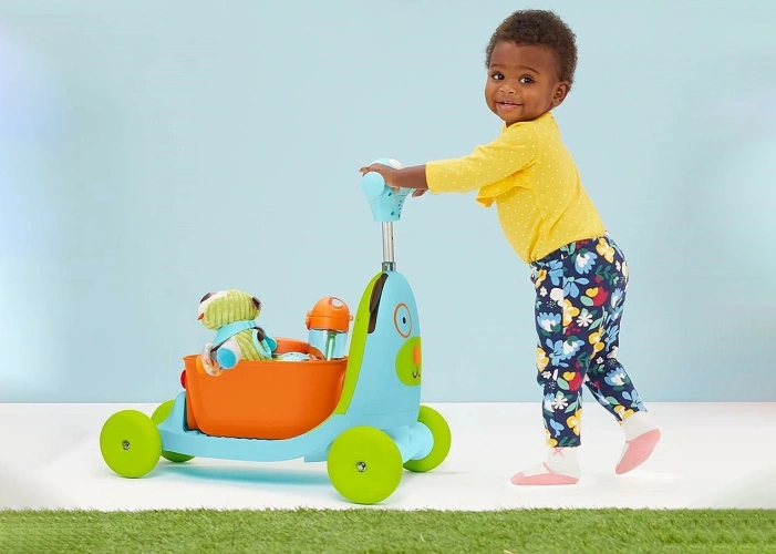 Купити Каталка-самокат SKIP HOP Песик з доставкою по Україні | KIDSLINE-41 - зображення