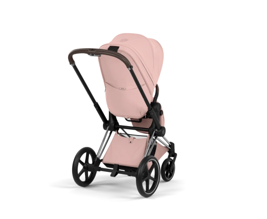 Прогулянкова коляска Cybex PRIAM Style Collection 5.0 - peach pink (шасі Chrome Brown)