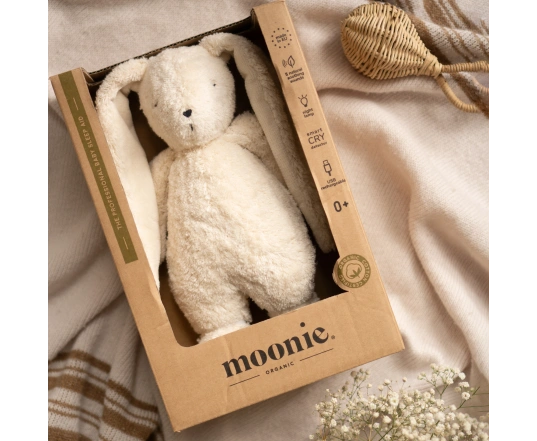 Музичний зайчик з нічником MOONIE 2.0 - Grey Natur