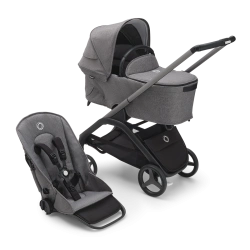 Универсальная коляска 2в1 Bugaboo DRAGONFLY - grafite/grey melange grey melange - изображение