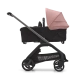 Универсальная коляска 2в1 Bugaboo DRAGONFLY - black/grey melange morning pink
