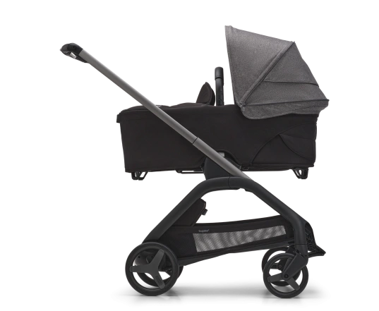 Универсальная коляска 2в1 Bugaboo DRAGONFLY - black/grey melange grey melange