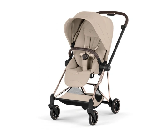 Коляска 2 в 1 Cybex MIOS Style Collection 5.0 - cozy beige (шасі Rosegold)