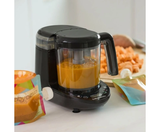 Блендер-пароварка BabyBrezza ONE STEP DELUXE - черный
