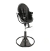 Стульчик для кормления Bloom Fresco Black в комплекте с вкладышами из экокожи - Midnight black