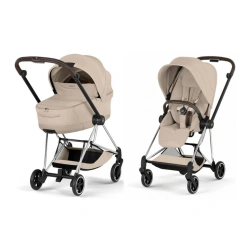 Коляска 2 в 1 Cybex MIOS Style Collection 5.0 - cozy beige (шасі Chrome) - зображення