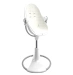Стульчик для кормления Bloom Fresco White в комплекте с хлопковыми вкладышами -  Coconut white