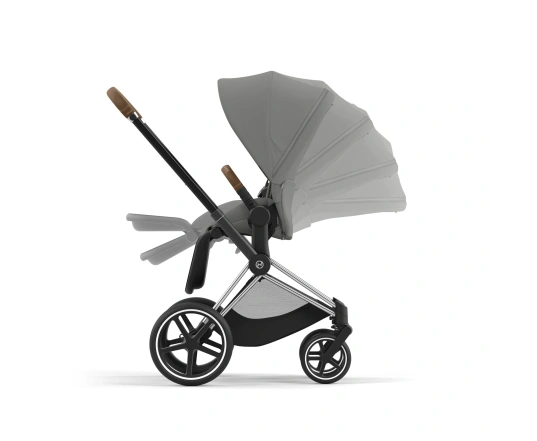 Прогулянкова коляска Cybex Priam Mirage Grey  (шасі Chrome )