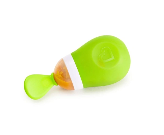 Ложка для першого прикорму Munchkin Squeeze Spoon (зелена)