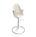 Стульчик для кормления Bloom Fresco White в комплекте с вкладышами из экокожи - Coconut white