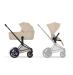 Универсальная коляска Cybex ePRIAM Style Collection 2 в 1 - cozy beige