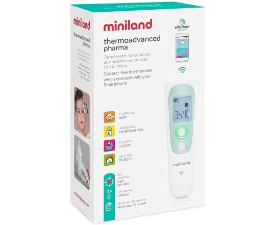 Безконтактний смарт-термометр Miniland Thermoadvanced Connect