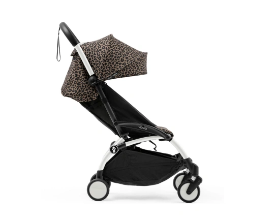 Прогулянкова коляска Stokke YOYO³ з 6 місяців Leopard (шасі White)