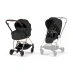 Коляска 2 в 1 Cybex MIOS Comfort Collection 5.0 - sepia black (шасі Rosegold)