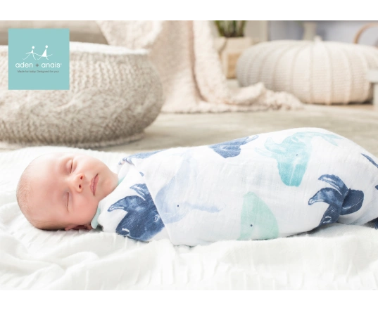 Набір пелюшок Aden + Anais 4 шт (120*120 cм бавовняний муслін) Seafaring