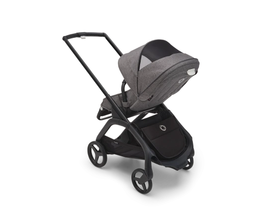 Прогулочная коляска Bugaboo DRAGONFLY - black/grey melange grey melange