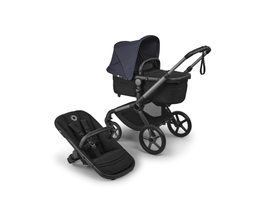 Универсальная коляска 2в1 Bugaboo FOX 5 RENEW - grafite/heritage black deep indigo