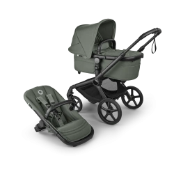 Универсальная коляска 2в1 Bugaboo FOX 5 RENEW - black/forest green-forest green - изображение