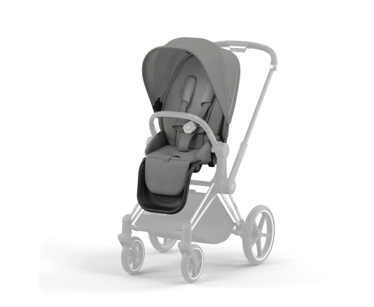 Прогулянкова коляска Cybex Priam Mirage Grey (шасі Chrome Black)