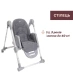 Стільчик для годування Chicco POLLY ARMONIA - темно-сірий