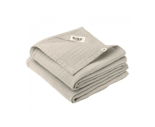 Дитячі муслінові пелюшки BIBS Muslin Cloth 2 шт 70x70 см Sand