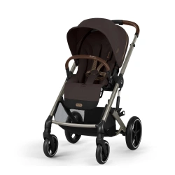 Прогулянкова коляска Cybex BALIOS S LUX TPE - chocolate brown (з бампером) - зображення
