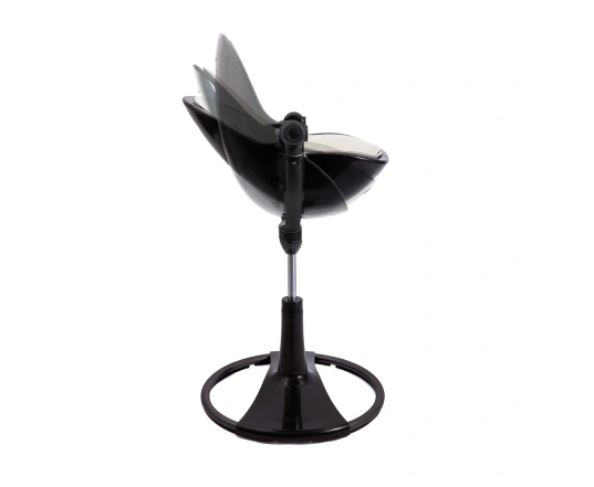Стульчик для кормления Bloom Fresco Black в комплекте с вкладышами из экокожи - Coconut white