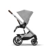 Прогулянкова коляска Cybex BALIOS S LUX SLV - stone grey (с бампером)