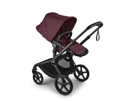 Универсальная коляска 2в1 Bugaboo FOX 5 RENEW - black/dark cherry-dark cherry