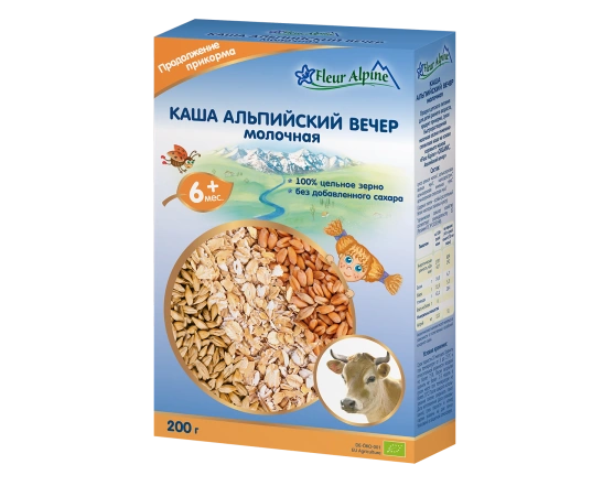 Каша молочна Fleur Alpine Альпійський вечір 200г.