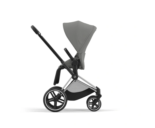 Прогулянкова коляска Cybex Priam Mirage Grey (шасі Chrome Black)
