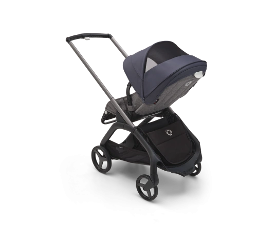 Прогулочная коляска Bugaboo DRAGONFLY - graphite/grey melange stormy blue