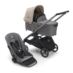 Универсальная коляска 2в1 Bugaboo DRAGONFLY - grafite/grey melange desert taupe - изображение
