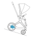 Шасі ePriam 5.0 & каркас прогулянкового блоку Cybex - Matt Black