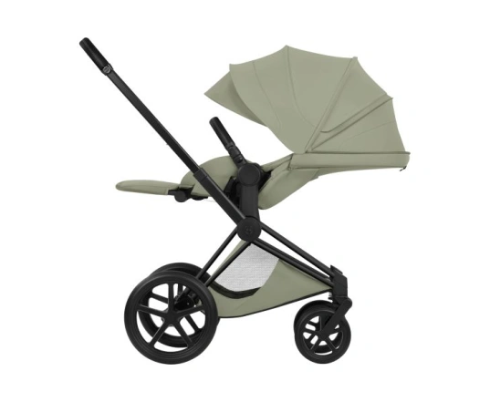Прогулянкова коляска Cybex PRIAM Style Collection 5.0 - sage green (шасі Matt Black)