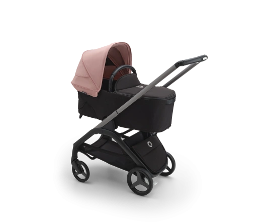 Универсальная коляска 2в1 Bugaboo DRAGONFLY - black/grey melange morning pink
