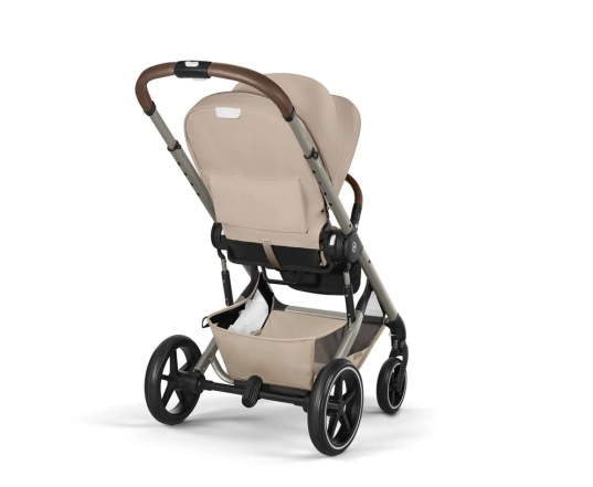 Прогулянкова коляска Cybex BALIOS S LUX TPE - almond beige (з бампером)