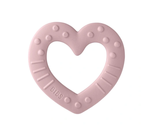 Іграшка - прорізувач BIBS Baby Bitie Heart Pink Plum