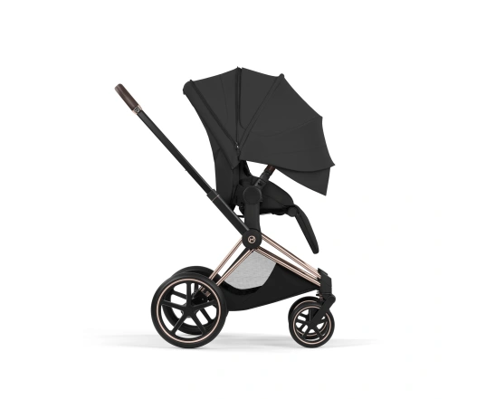 Коляска Cybex PRIAM Style Collection 5.0 - sepia black (шасі Rosegold)