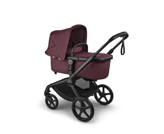 Универсальная коляска 2в1 Bugaboo FOX 5 RENEW - black/dark cherry-dark cherry