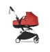  Універсальна коляска 2 в 1 Stokke YOYO³ + люлька Bassinet  BABYZEN Red (шасі White)